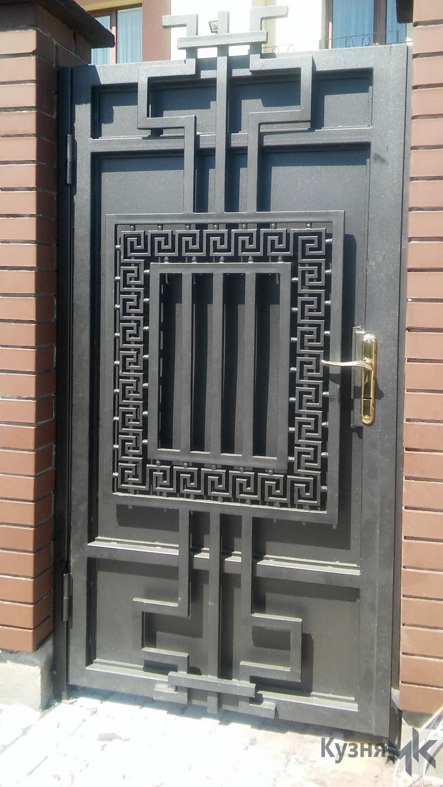 Ковані ворота в стилі модерн